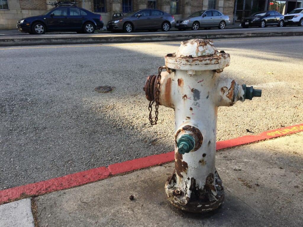 parking near fire hydrant